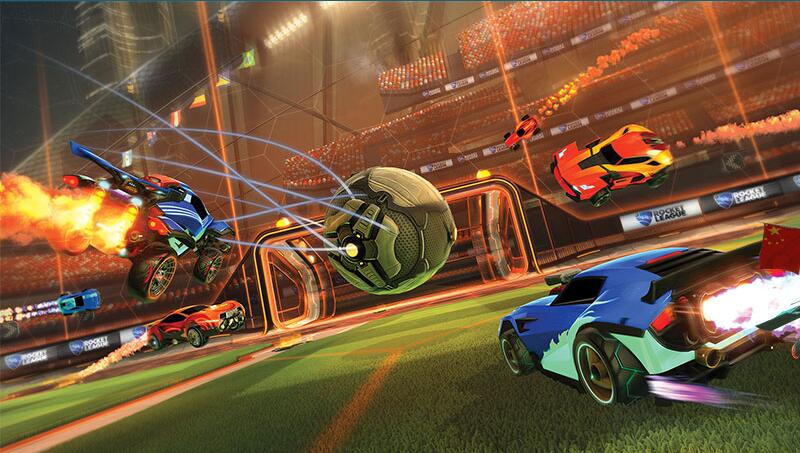  火箭联盟车球大战升级，空中特技决胜毫厘之间  