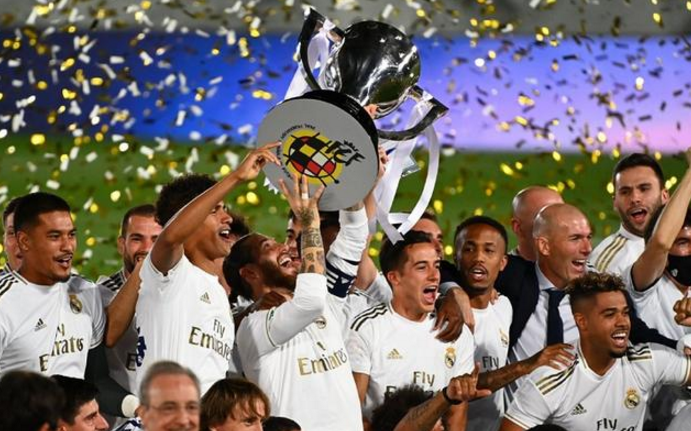  马德里竞技力压皇马巴萨夺得西甲联赛冠军宝座